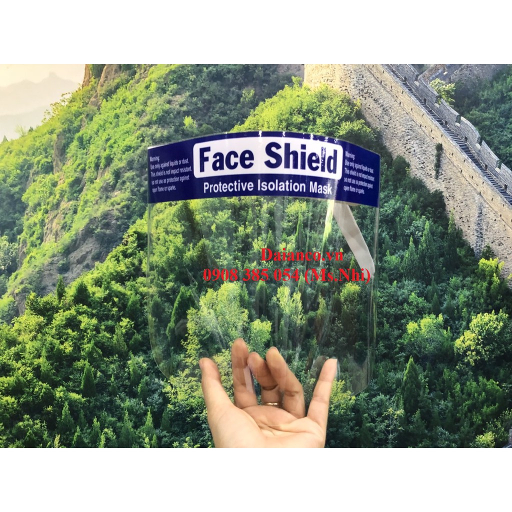 Face shield mạng che bảo vệ mặt chống đọng hơi sương