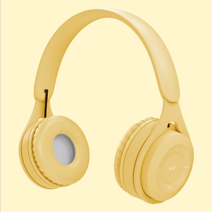 Tai Nghe Headphone Bluetooth Không Dây Âm Bass Sắc Nét Thẻ Nhớ Nghe Gọi Tiện Lợi