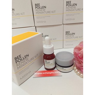 BỘ DƯỠNG DA MINI PHẤN ONG BEE POLLEN DƯỠNG DA CHUYÊN SÂU PHỤC HỒI TỔN THƯƠNG