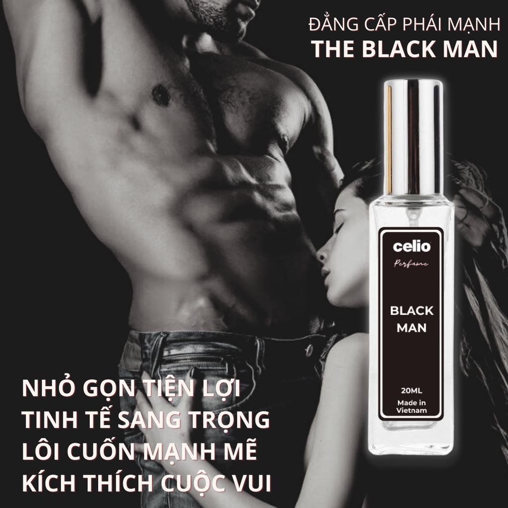 Nước Hoa Vùng Kín Nam CELIO Chai 20ml Thơm Lâu Kích Thích Lôi Cuốn Mãnh Liệt Chính Hãng (Có che tên)