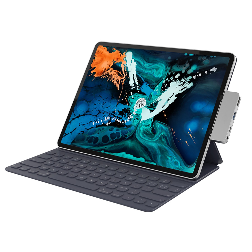 CỔNG CHUYỂN CHUYÊN DỤNG HYPERDRIVE IPAD PRO/MACBOOK/SURFACE 4 IN 1 HDMI 4K/30HZ USB-C HUB – HD319E