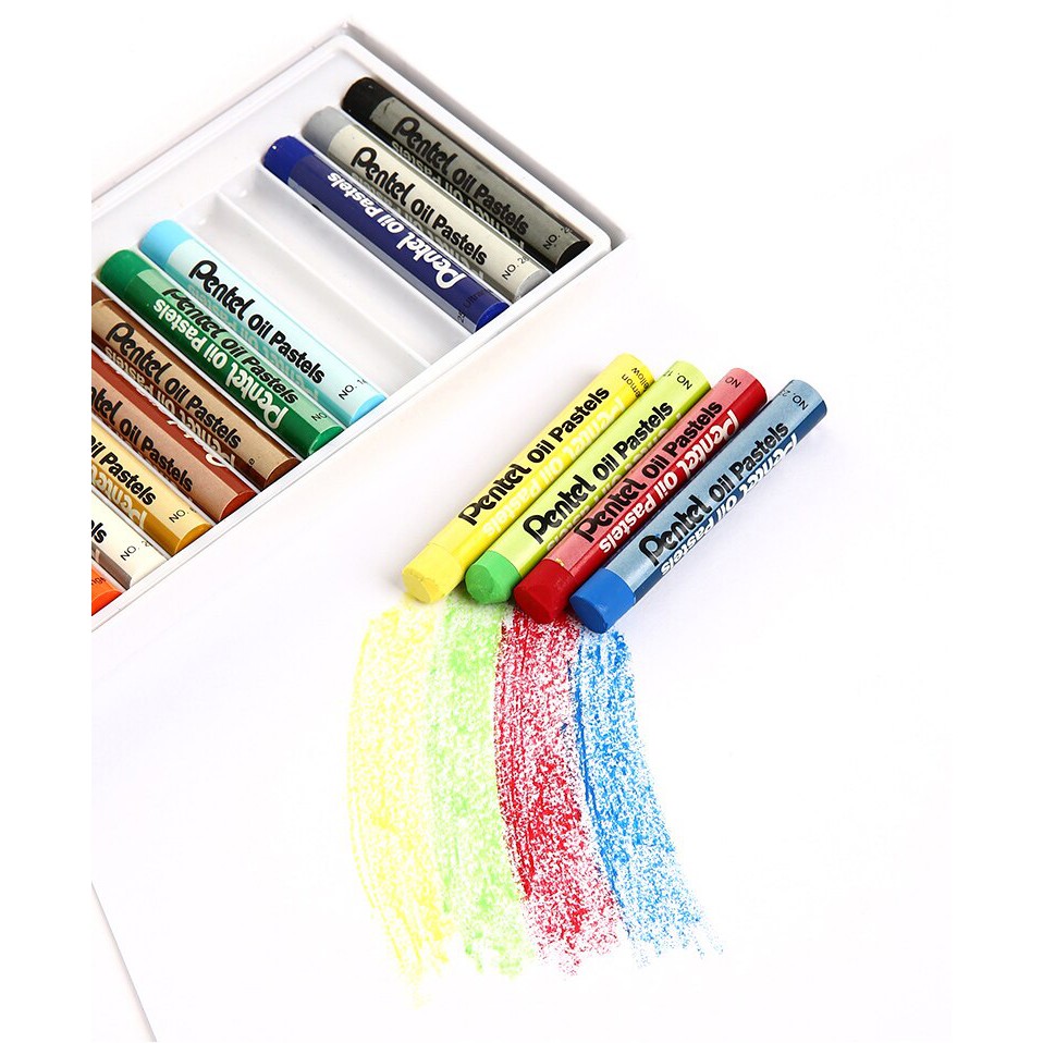 Sáp Dầu Pentel 12/16/25/36/50 Màu - PHN