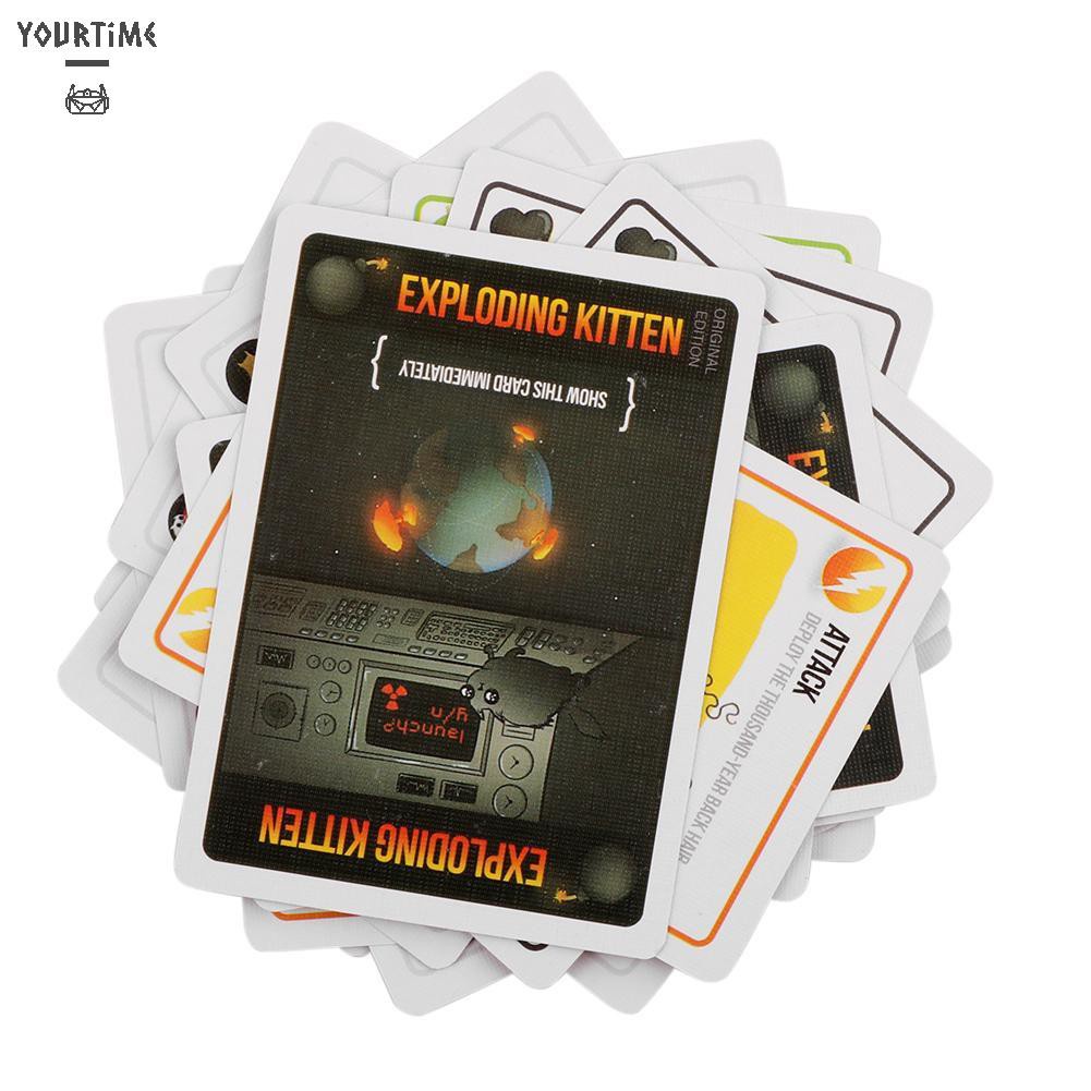 Đồ chơi Fun Table Card Imploding Exploding Kittens Card Family Gathering Game Gift