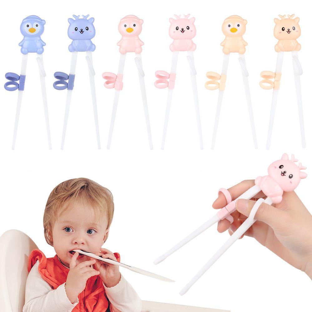 JANE Đũa Tập Ăn Họa Tiết Hoạt Hình Dễ Thương Cho Bé