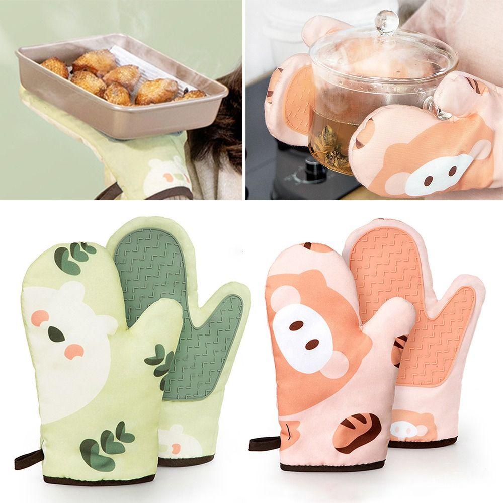 Găng Tay Cách Nhiệt Bằng Cotton Dùng Cho Lò Nướng