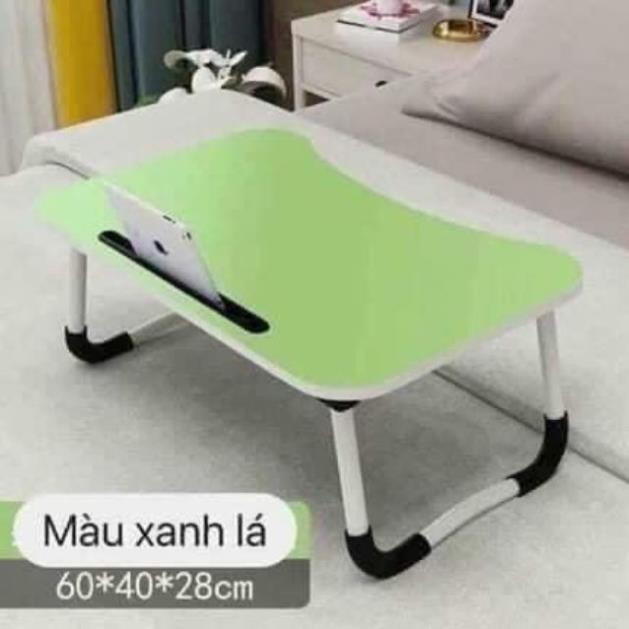 Bàn học, bàn làm việc gấp gọn. Có khay để ipad. Mặt gỗ, chân inox, đế cao su. Kích thước: 60x40x28 cm