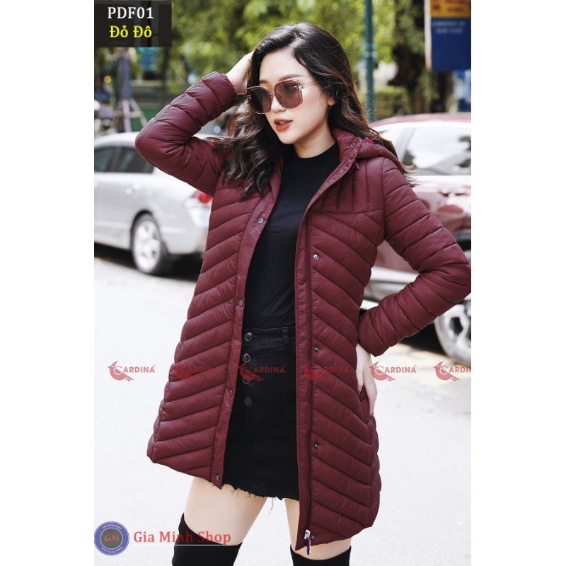 Áo Phao Siêu Nhẹ Dáng Dài Cardina Cao Cấp Chính Hãng