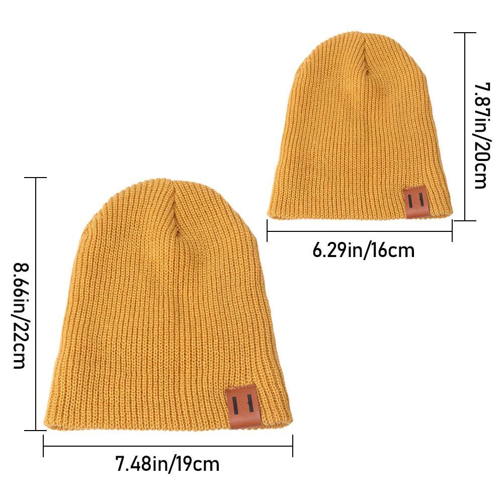 Mũ Len Giữ Ấm Mùa Đông Chống Lạnh Thời Trang Cho Mẹ Và Bé