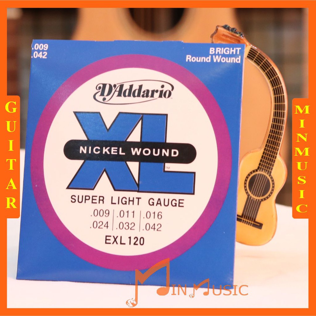 Dây đàn guitar điện D'addario /size 9 ,10