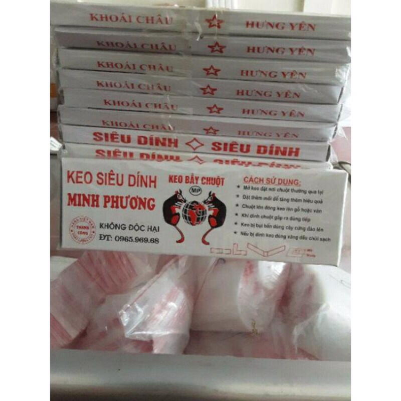 Keo siêu dính chuột, keo bẫy chuột Việt Nam không mùi không độc hại