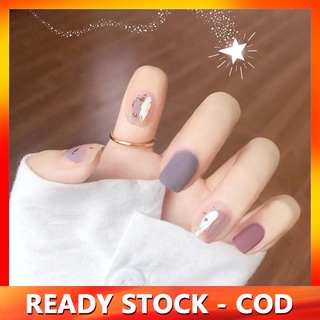 Set 24 móng tay giả thời trang dành cho nữ