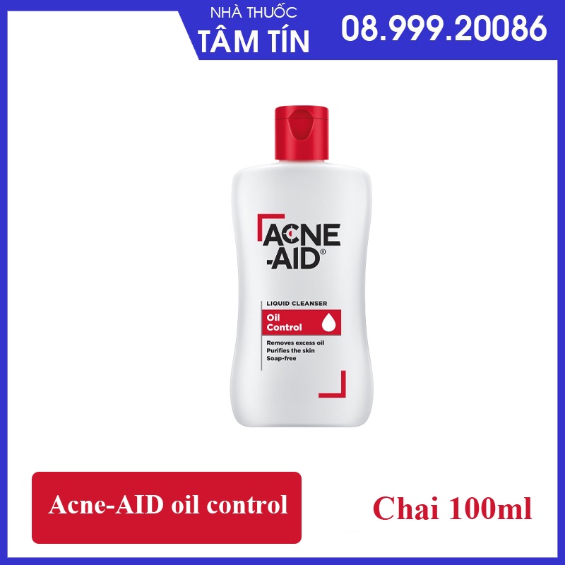 SỮA RỬA MẶT ACNE- AID LIQUID CLEANSER 100ML - Sữa rửa mặt làm sạch mụn