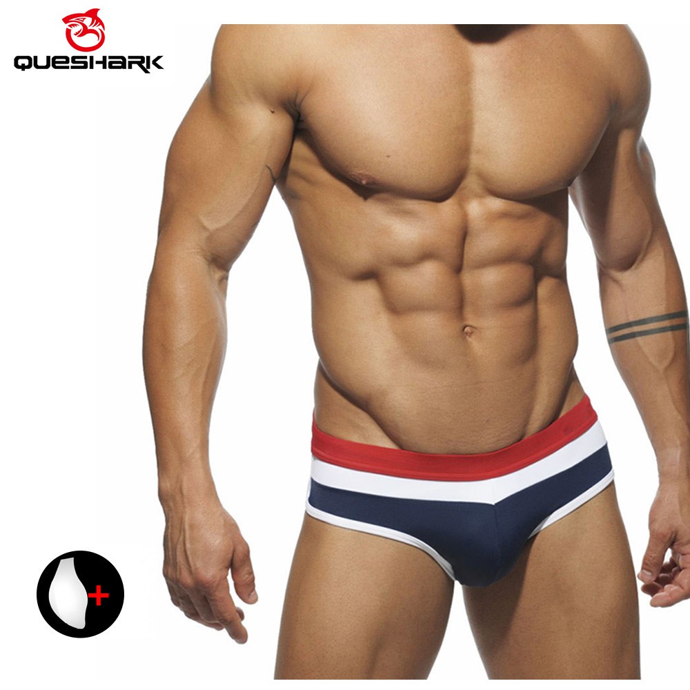 Quần bơi màu sắc thoải mái có miếng đệm nâng thời trang cho nam
 | BigBuy360 - bigbuy360.vn