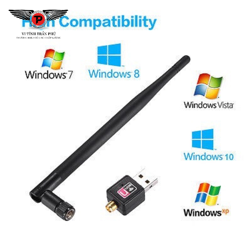 1 Cái USB WIFI TP LINK 722N & 801IIN Có Râu - New BH12T
