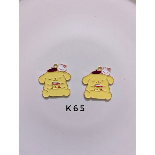 Charm kim loại hình Pompompurin