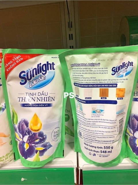 Nước Lau Sàn Sunlight Thiên Nhiên Túi 550g(Hàng Km)