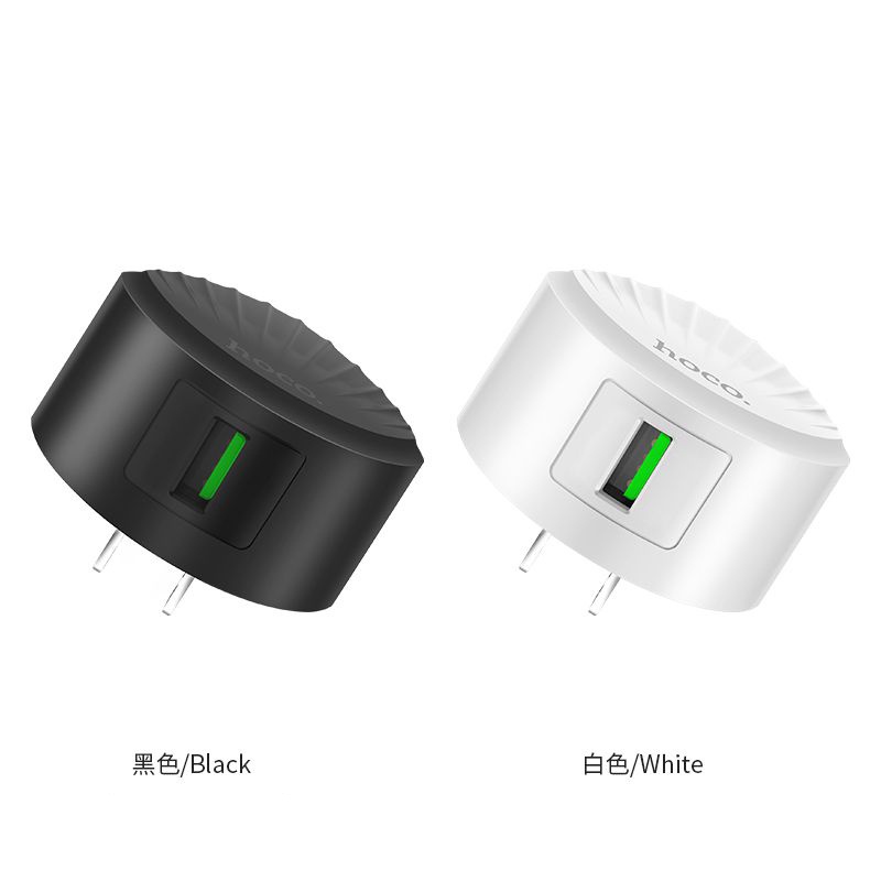 Cốc sạc nhanh Hoco C68 hỗ trợ QC 3.0 / QC 2.0 (2 màu tuỳ chọn)