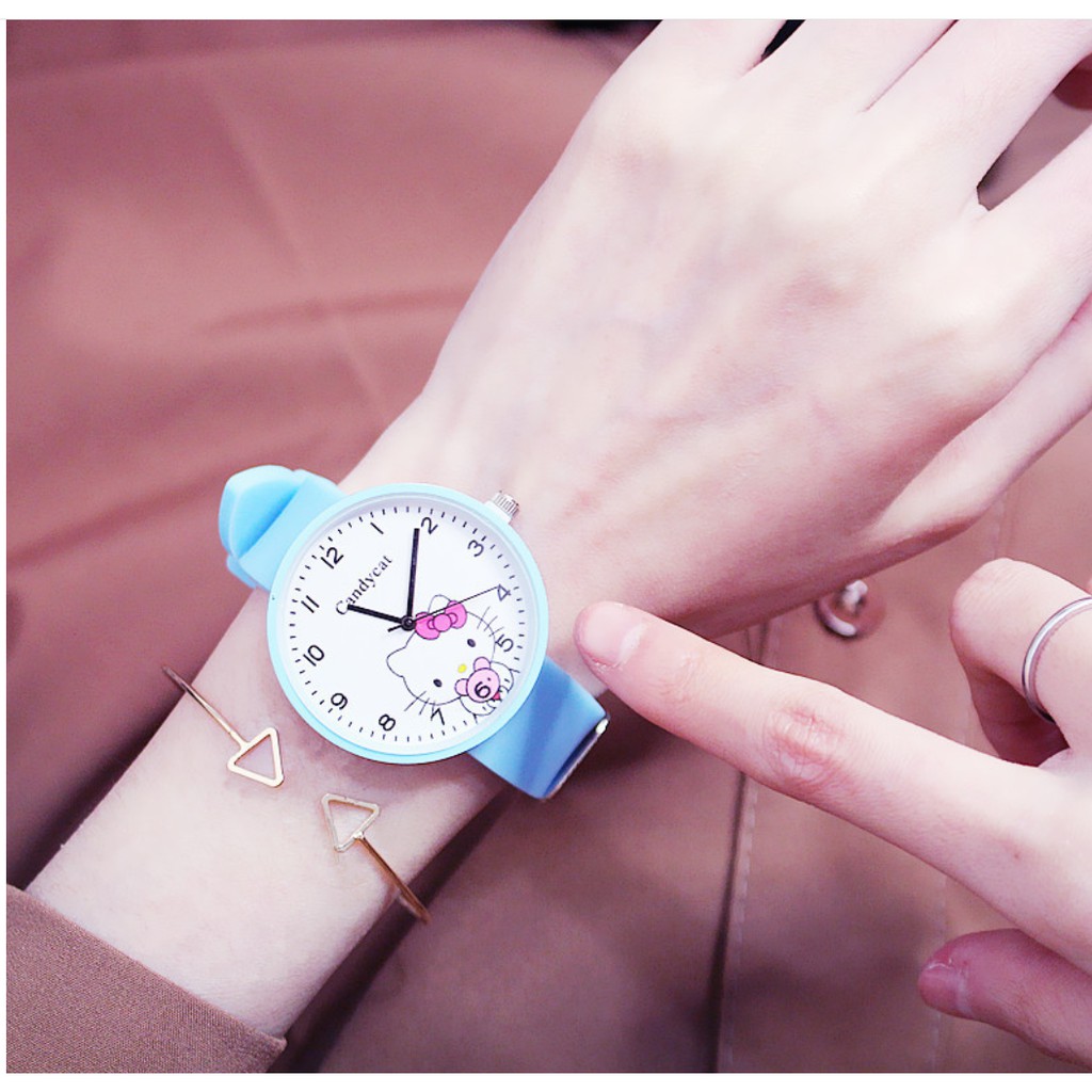 THỜI TRANG ĐỒNG HỒ NỮ DÂY CAO SU HELLO CHẤM | BigBuy360 - bigbuy360.vn