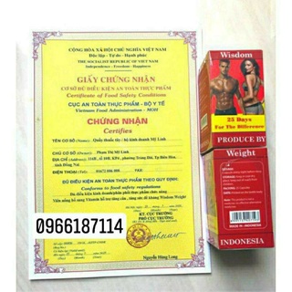 Vitamin tăng cân cấp tốc Wisdom weight