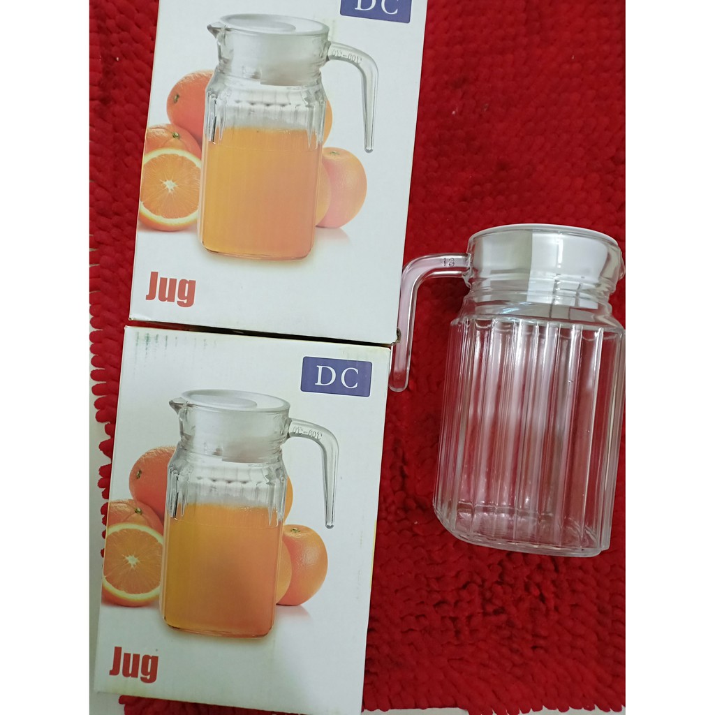 LY THỦY TINH QUAI TAY CẦM SỌC 500ML