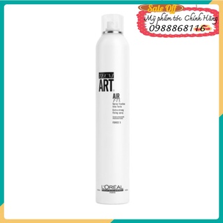 Keo xịt tạo kiểu tóc Loreal tecni.art air fix 5 400ml