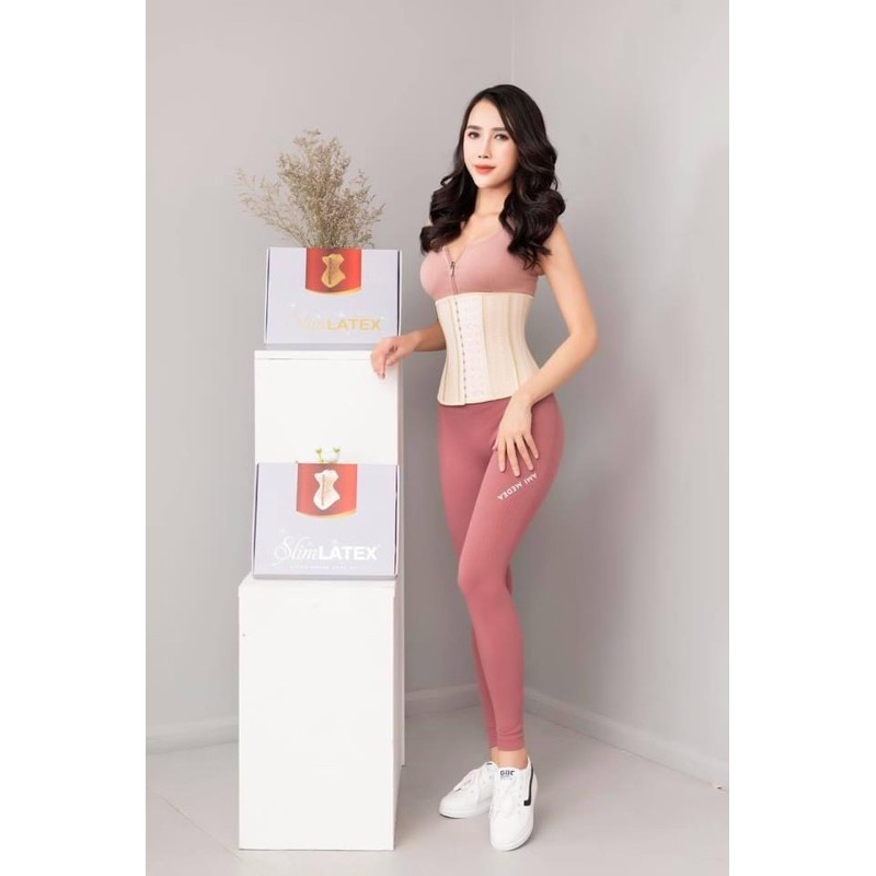 Đai slim latex thông hơi 25 xương dài 24 cm ( hàng cao cấp chuẩn âu )