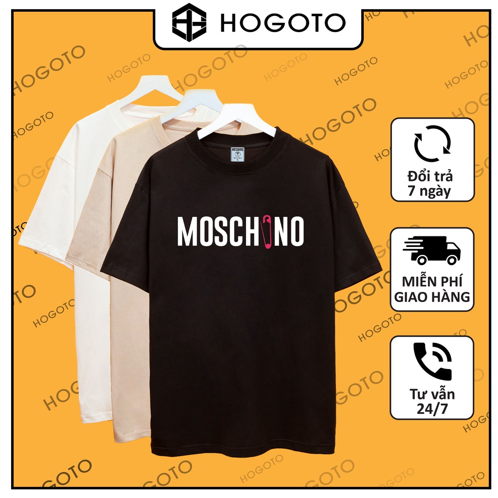 Áo thun M.C.N GHIM BĂNG Hogoto shop , Áo thun unisex nam nữ from rộng oversize chất liệu 100% cotton