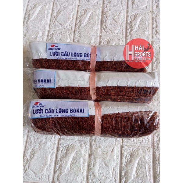 Lưới cầu lông BOKAI Tiêu chuẩn thi đấu, Dài 6.10m x 0.70m