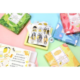 HỘP STICKER L TÔNG MÀU