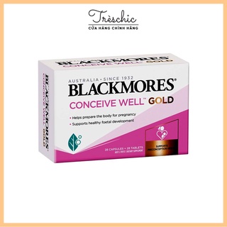 Viên uống Blackmores Conceive Well Gold (bầu) 56 Viên Tăng Khả Năng Thụ Thai