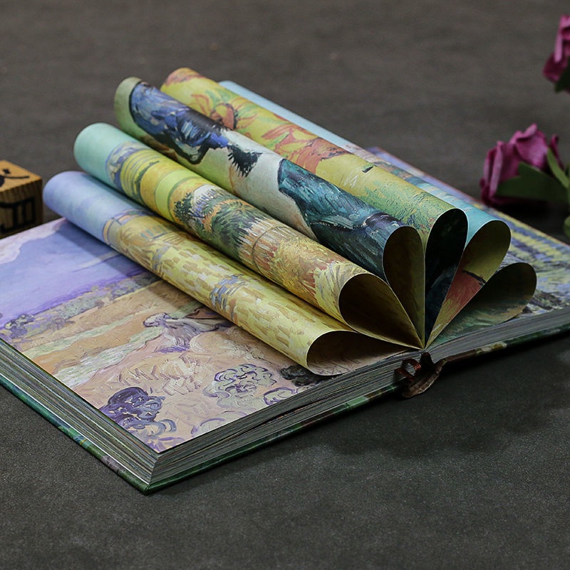 Sổ Tay Ghi Chú Họa Tiết Tranh Vẽ Van Gogh