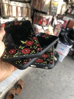 Ốp đính đá mặt gương cao cấp iphoneX,7plus8plus