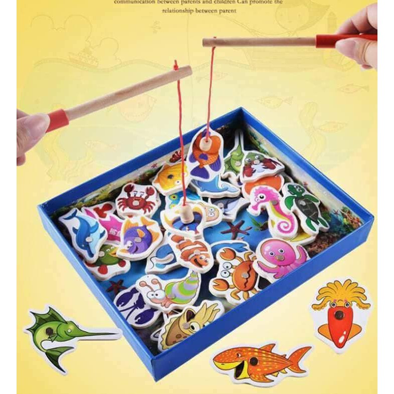 Bộ câu cá gỗ cho bé