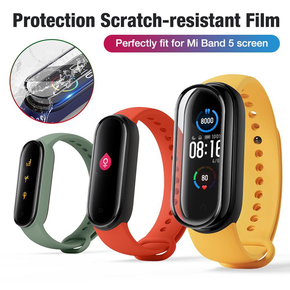 Kính Cường Lực 3d Hd Cho Xiaomi Mi Band 5 / Nfc / Mi Band 5