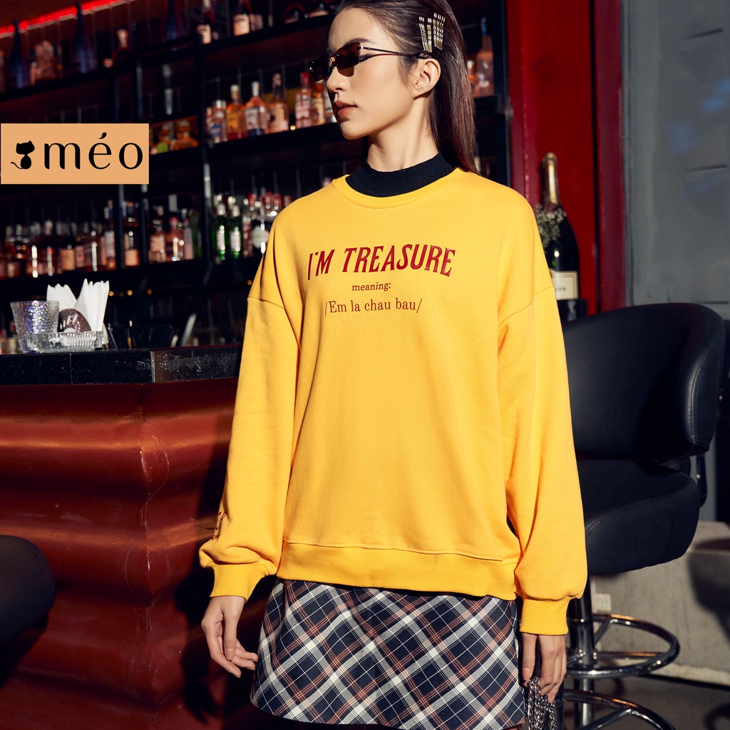 Áo Nỉ dài tay cổ tròn ELCB Méo Shop