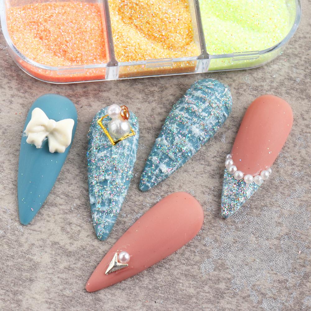 Bột Nhũ Kim Tuyến Lấp Lánh Trang Trí Móng Tay