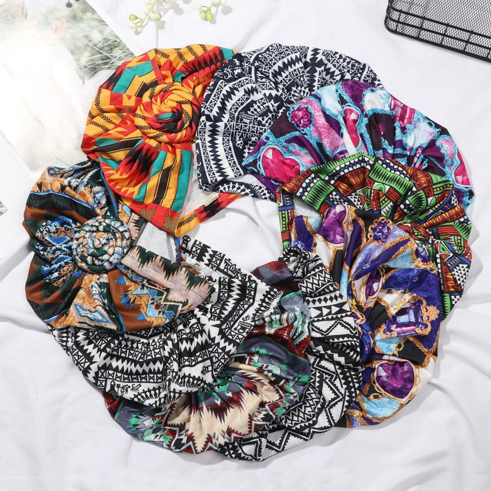 UPSTOPVN Khăn Trùm Đầu Bằng Vải Satin Cotton Mềm Mại