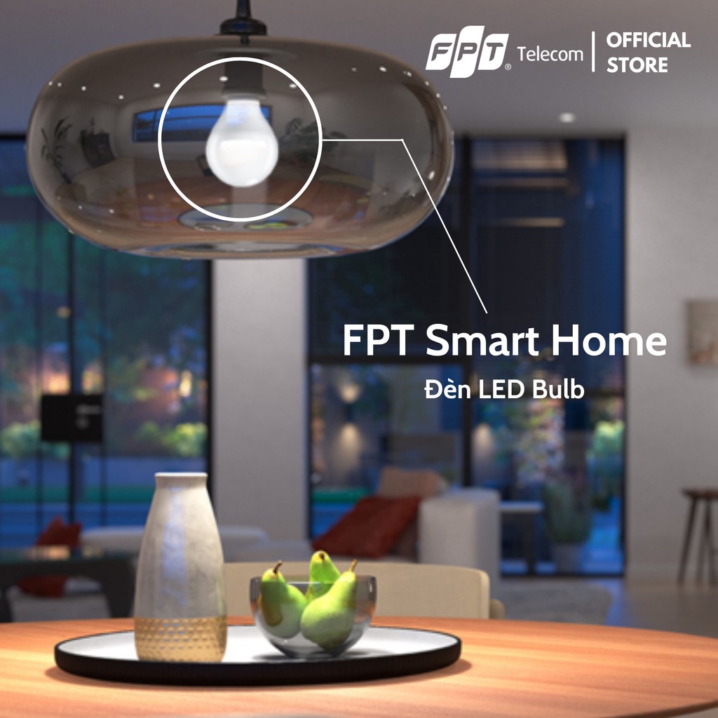 Đèn LED Bulb FPT Smart Home - Công suất 9W - RGB - Kết nối Bluetooth Mesh