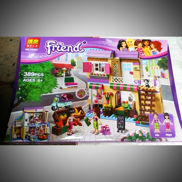 Bộ lego friends 10495-389 chi tiết Siêu thị thực phẩm