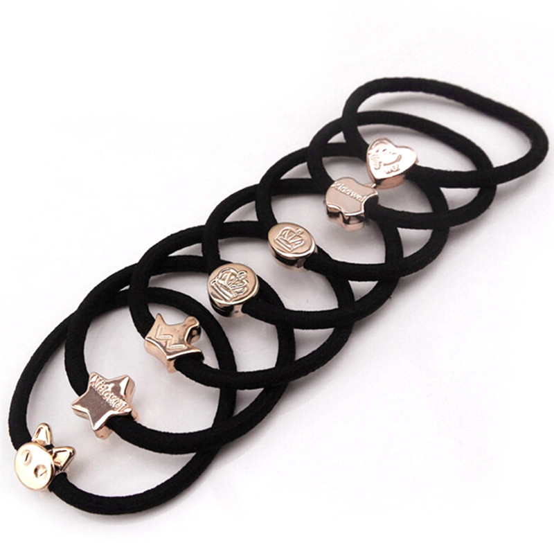 Set 10 dây cột tóc GJCUTE co dãn cho nữ