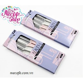 Set 4 dao cạo lông mày, lông mặt (có lớp bảo vệ) cho nữ KAI Nhật Bản