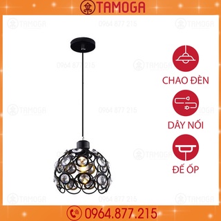 Đèn thả bàn ăn , thả trần trang trí Pha Lê Cao Cấp chao 200mm TAMOGA mã DT 6816 Bộ 01 chiếc