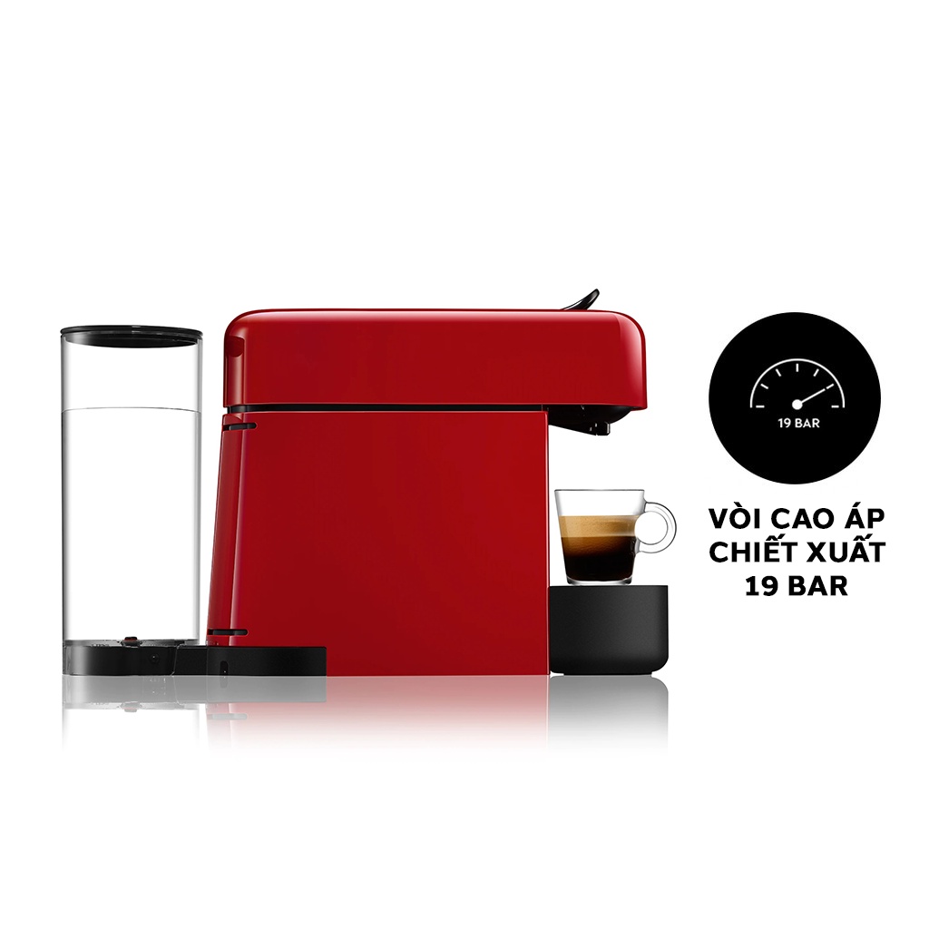 [Mã ELHADEV giảm 4% đơn 300K] Máy pha cà phê Nespresso Essenza Plus Đỏ