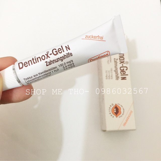 KEM BÔI GIẢM ĐAU MỌC RĂNG CHO BÉ- DENTINOX-GEL N