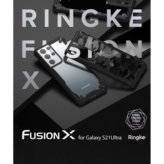 [ Chính Hãng ] Ốp lưng Ringke Fusion-X dành cho Samsung Galaxy S21 Ultra ( Ringke FUSION X case for Galaxy S21 Ultra )