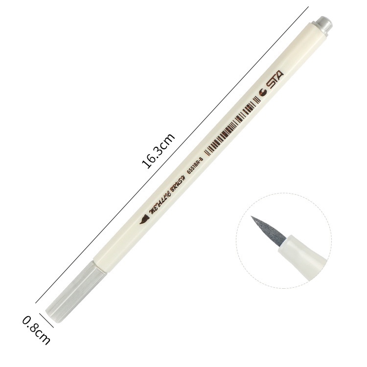 Bút Lông Kim Loại 10 Màu Sắc bút lông thư pháp bút viết thư pháp