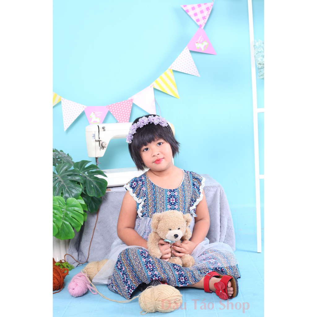 Đầm voan phồng xuất Hàn TRISSI cho bé gái