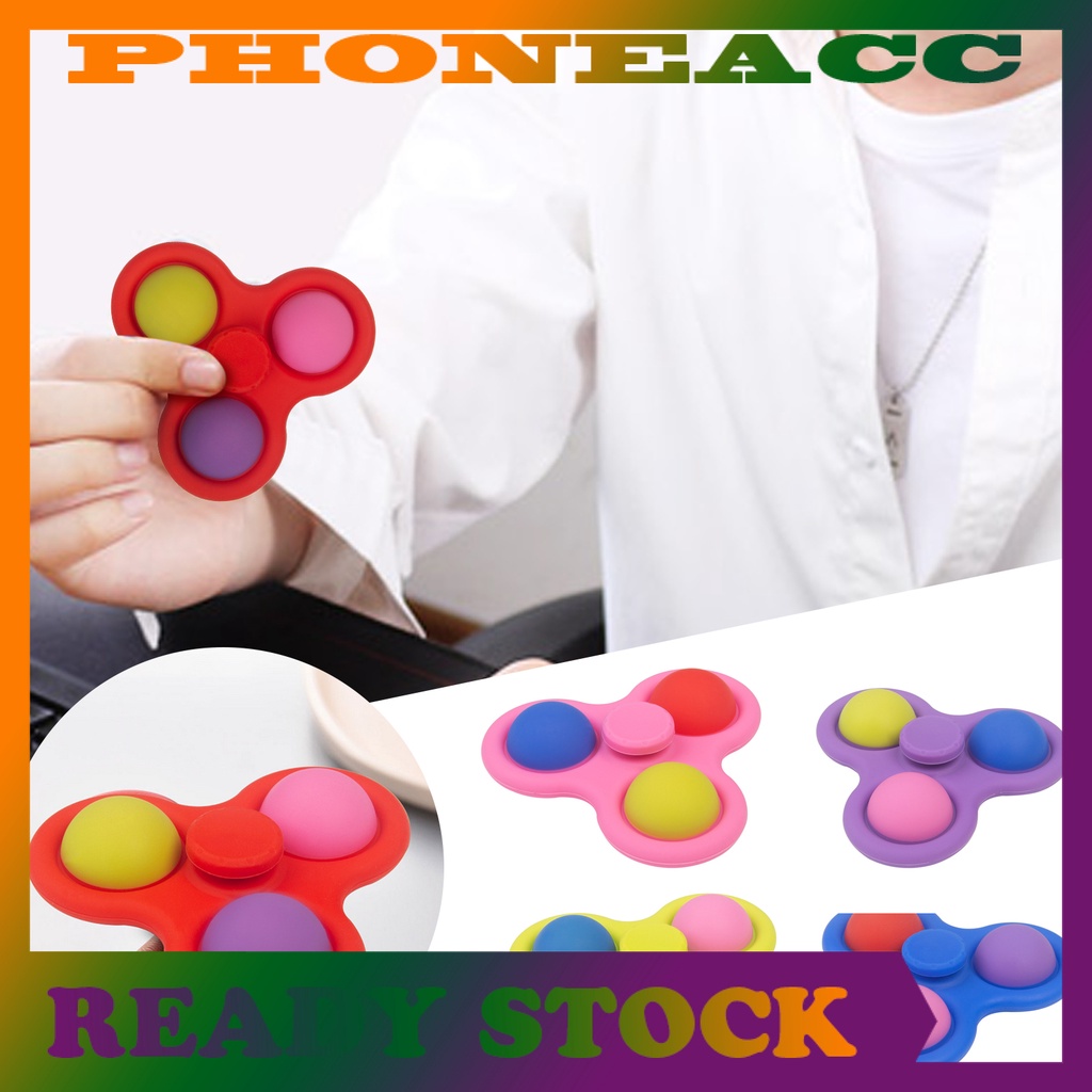 PhoneAcc Spinner Fidget Toy Easy-cleaning Ergonomic Stable Suction Hand Spinner Fidget Toy for Gift