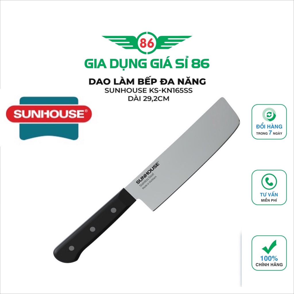 Dao Thái SUNHOUSE KS-KN165SS Dài 29.2 cm