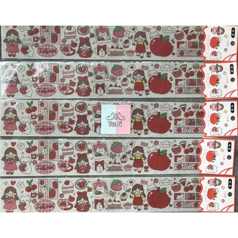[T1019] STICKER CHỮ NHẬT DÀI